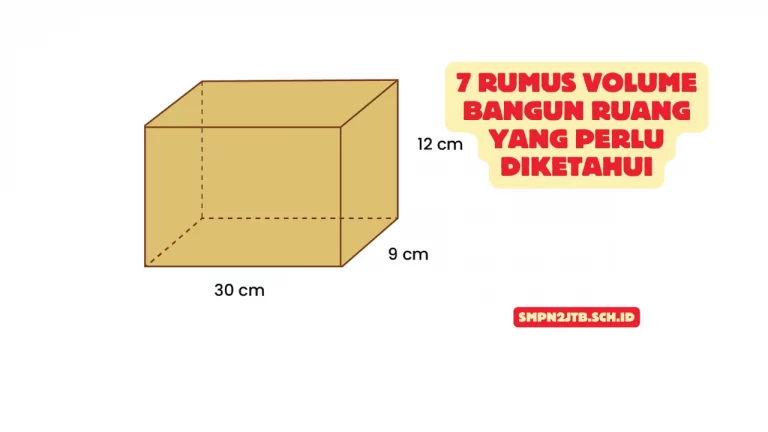 7 Rumus Volume Bangun Ruang yang Perlu Diketahui